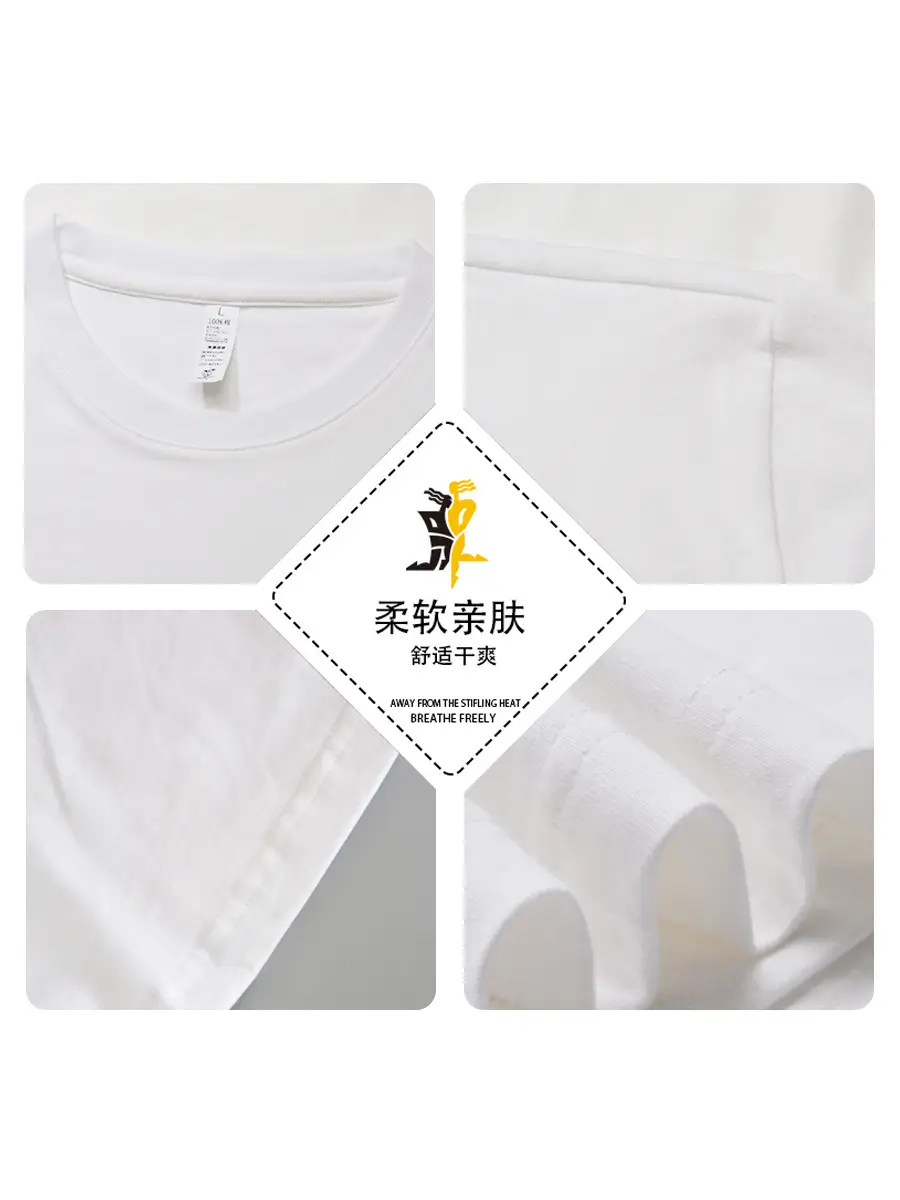 Men Pure Cotton Round Neck T-Shirt Black 2024 - Image 6