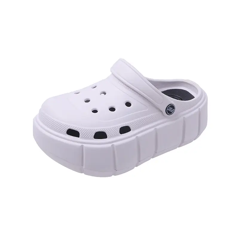 Hole shoes women's thick bottom increased non-slip fashionable platform bottom Internet celebrity cute beach sandals for outer wear summer - Image 7