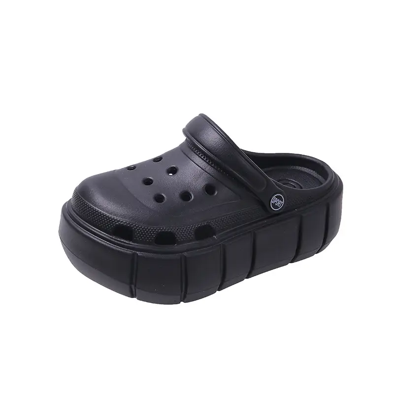 Hole shoes women's thick bottom increased non-slip fashionable platform bottom Internet celebrity cute beach sandals for outer wear summer - Image 9