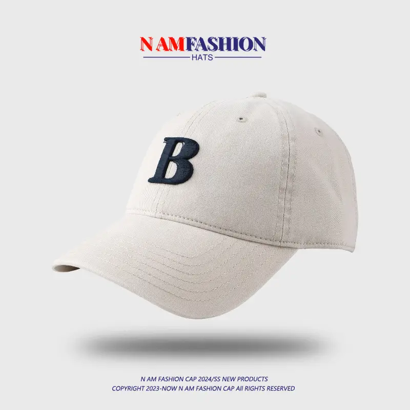 Women Men Maroon Letter B Cap Sun Protection — feature 15