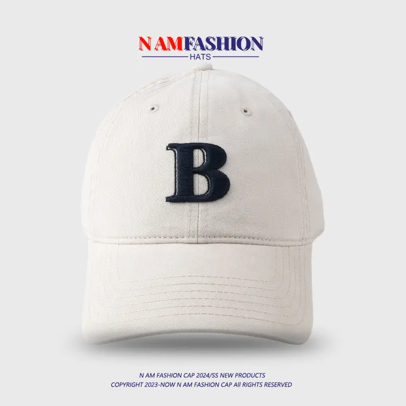 Women Men Maroon Letter B Cap Sun Protection — feature 16