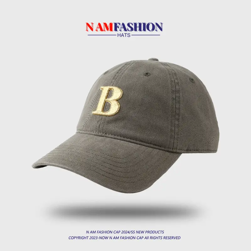 Women Men Maroon Letter B Cap Sun Protection — feature 2