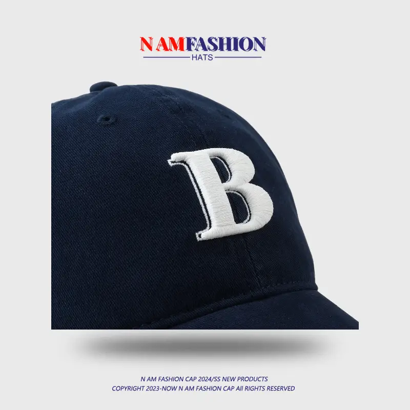 Women Men Maroon Letter B Cap Sun Protection — feature 7
