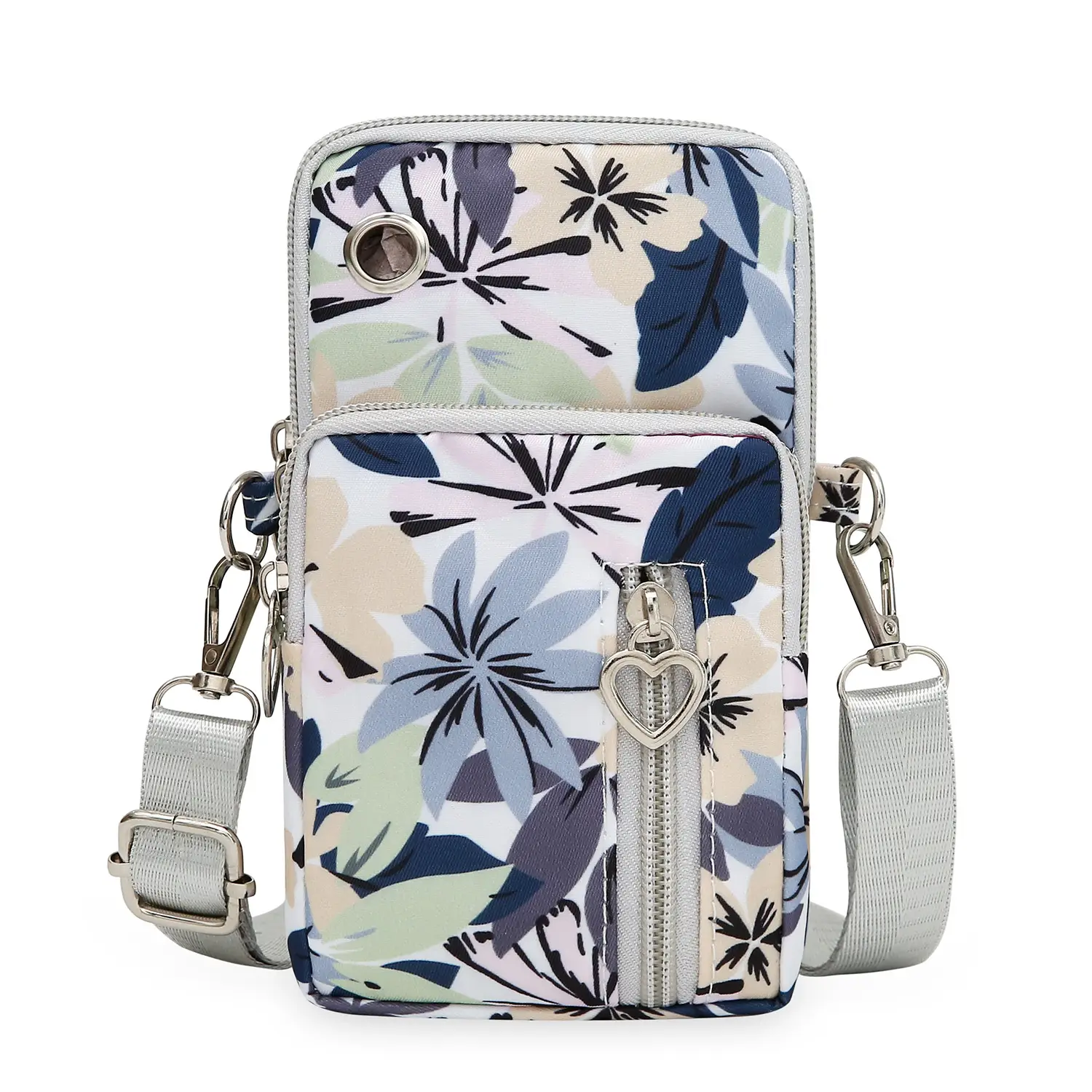 2024 Mini Multi-Piece Phone Bag with Heart Zip - Image 5