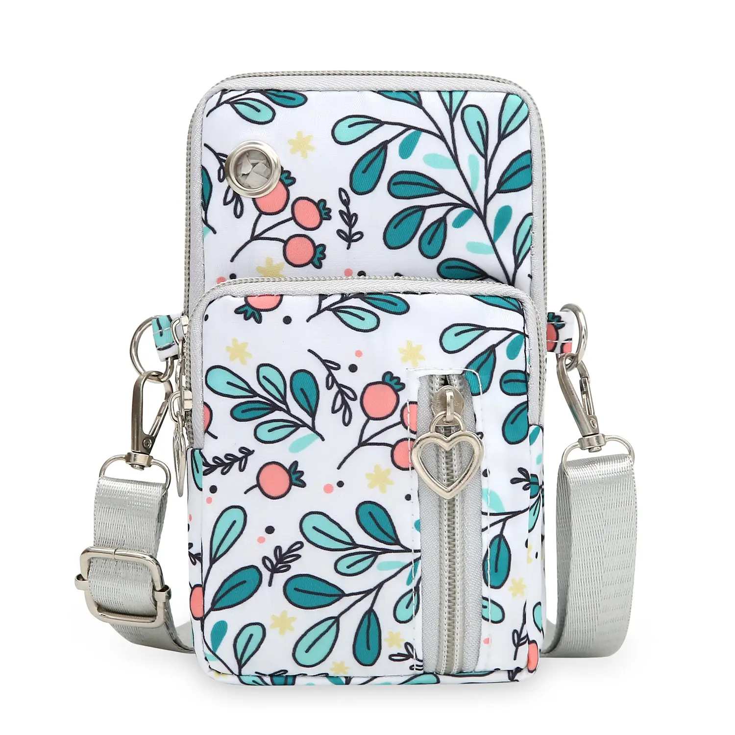 2024 Mini Multi-Piece Phone Bag with Heart Zip - Image 6