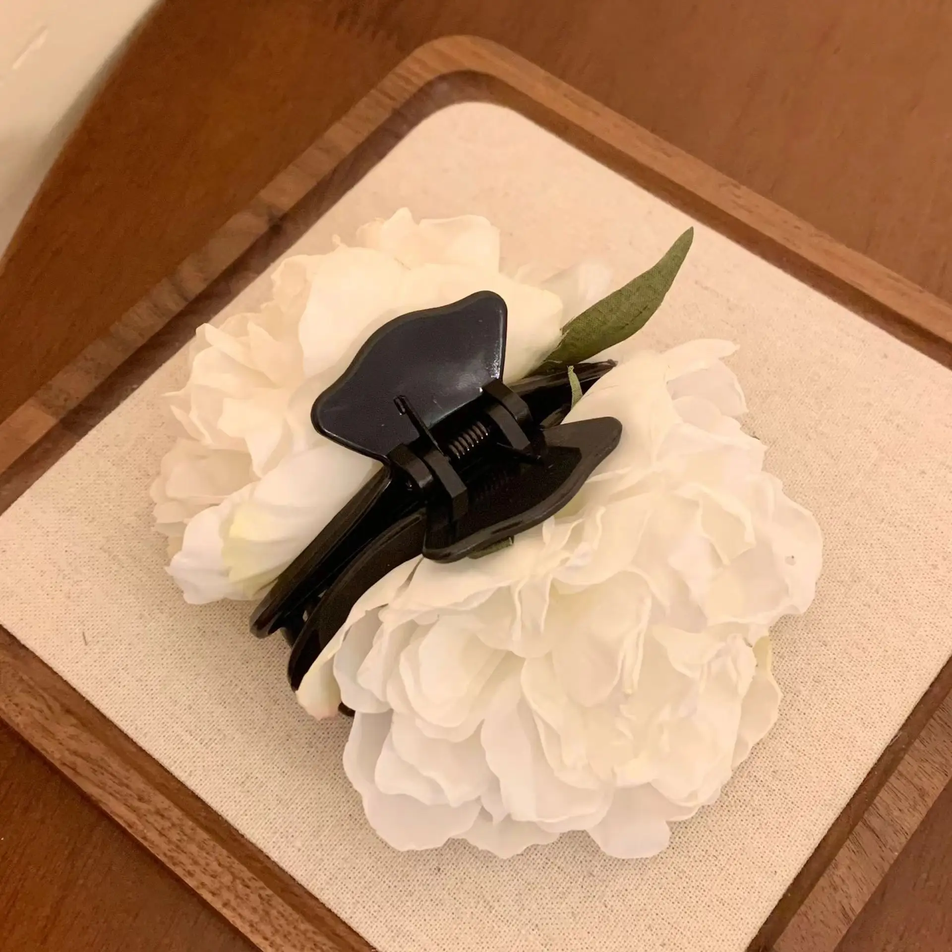 Spring Peony Flower Hair Clips for Women — feature 8