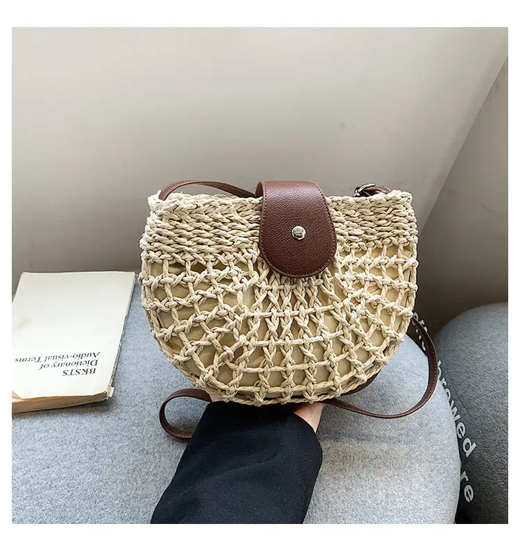 2026 Straw Shoulder Bag Large Capacity French Style — feature 15