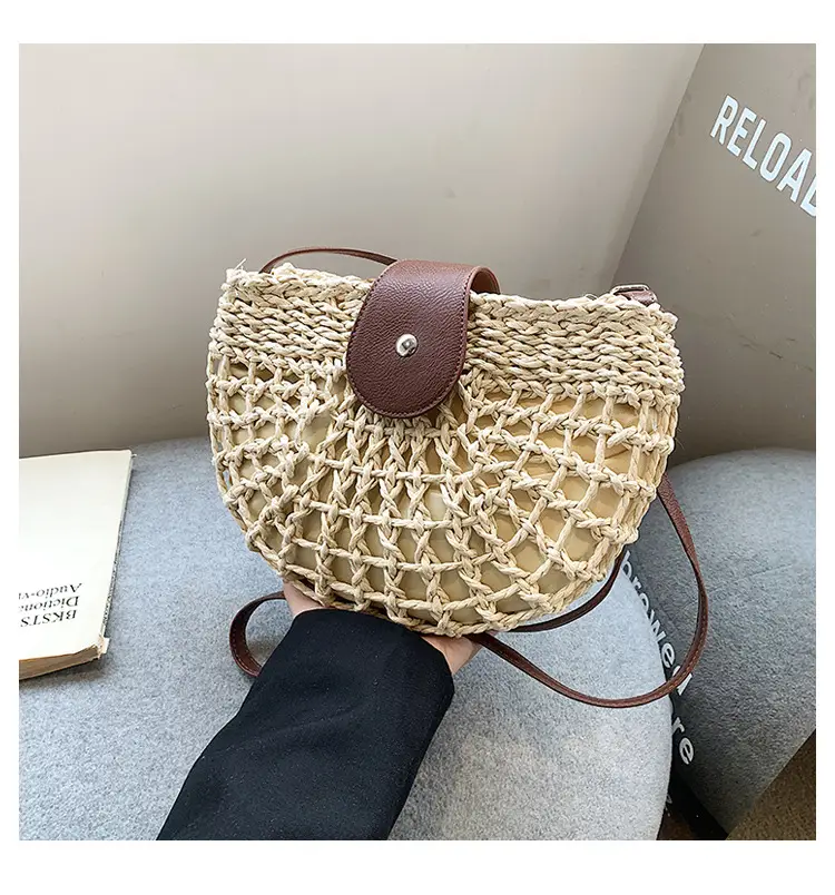 2026 Straw Shoulder Bag Large Capacity French Style — feature 16