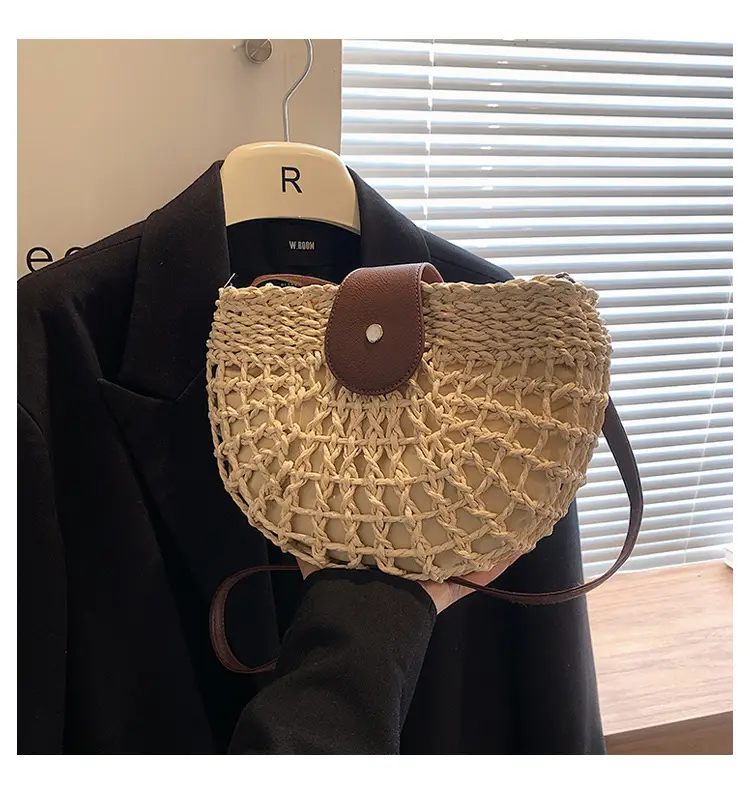 2026 Straw Shoulder Bag Large Capacity French Style — feature 17