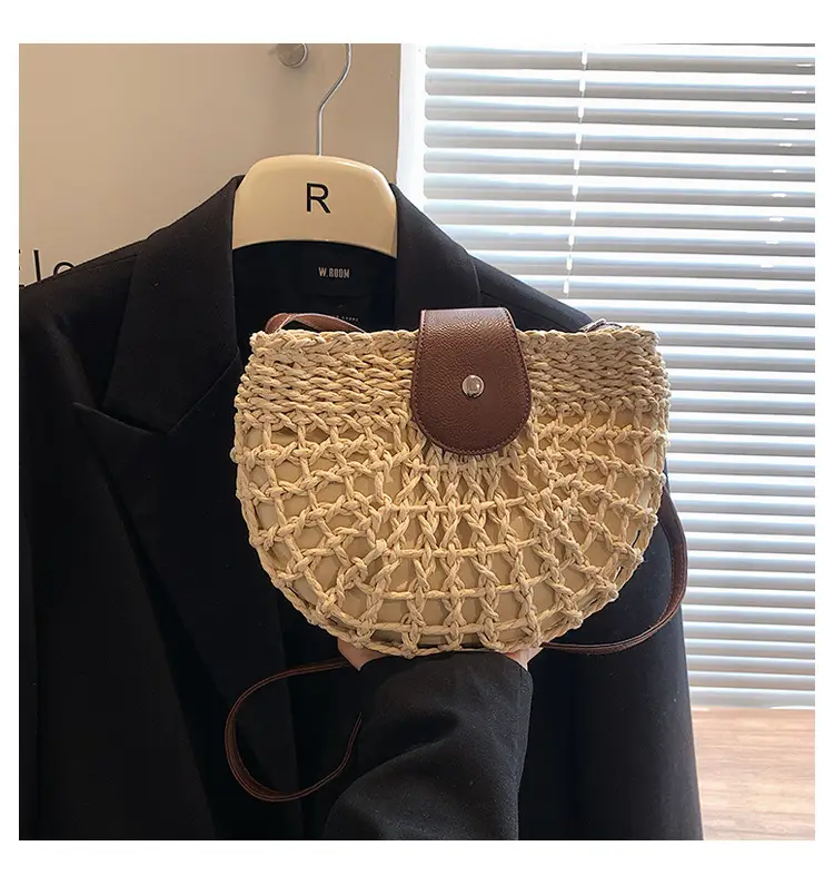 2026 Straw Shoulder Bag Large Capacity French Style — feature 18