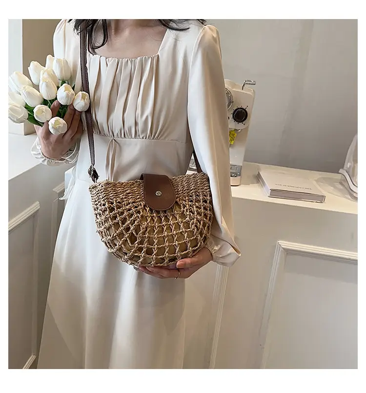 2026 Straw Shoulder Bag Large Capacity French Style — feature 19