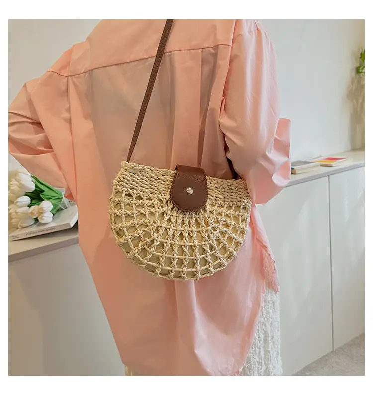 2026 Straw Shoulder Bag Large Capacity French Style — feature 21