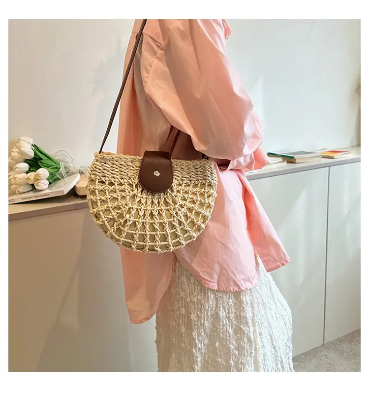 2026 Straw Shoulder Bag Large Capacity French Style — feature 22