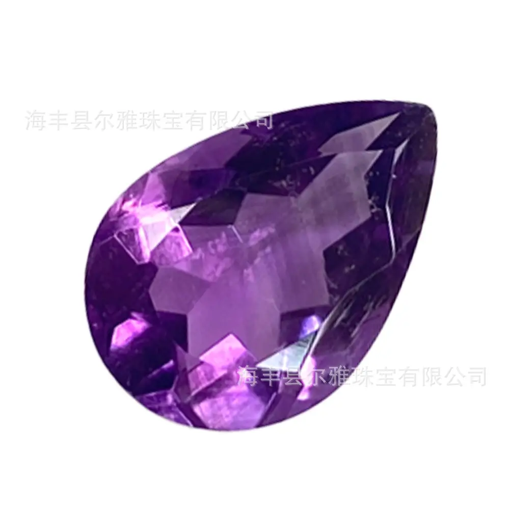Natural Amethyst Teardrop Cabochon Loose Stones - Image 5