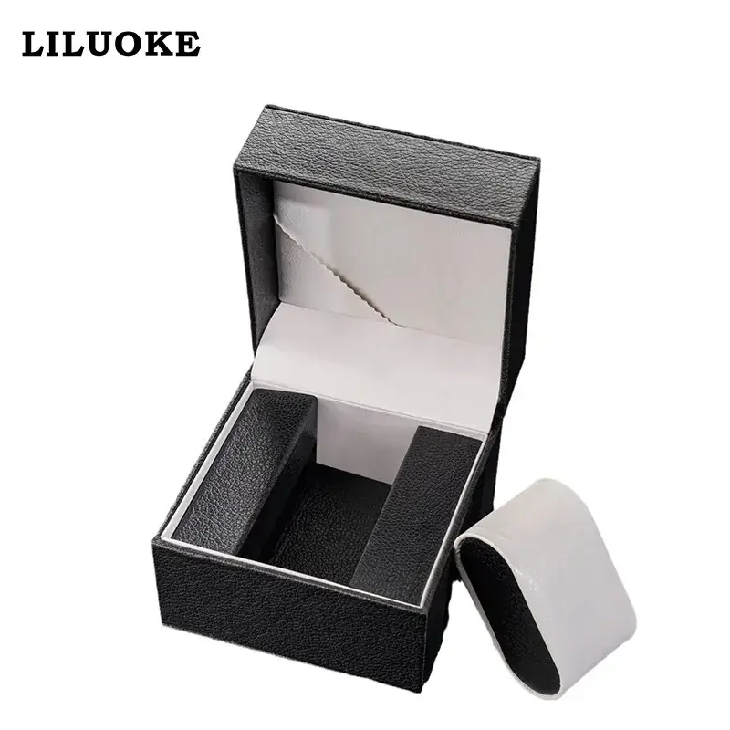 Liluke High-Grade Leather Watch Gift Box Black - Image 2