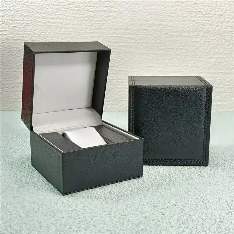 Liluke High-Grade Leather Watch Gift Box Black - Image 3