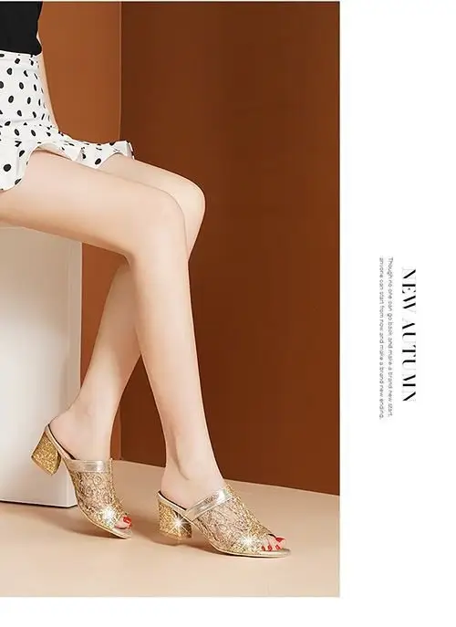Women's Sparkly Wedge Sandals Summer 2024 — feature 5