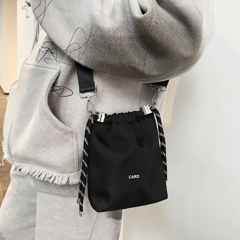 New Black Crossbody Phone Bag 2026 Spring New Ruiying Couple Fashion Small Shoulder Bag