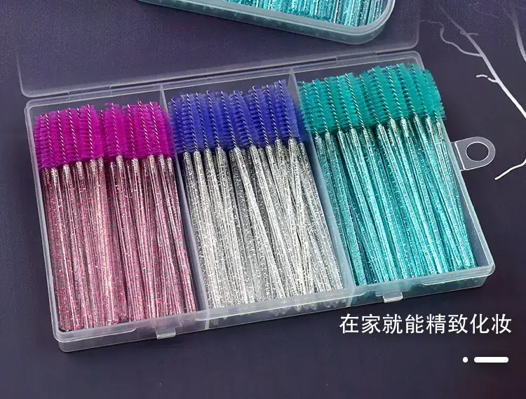 3-in-1 Crystal Eyelash & Eyebrow Brushes Set of 150 — feature 11