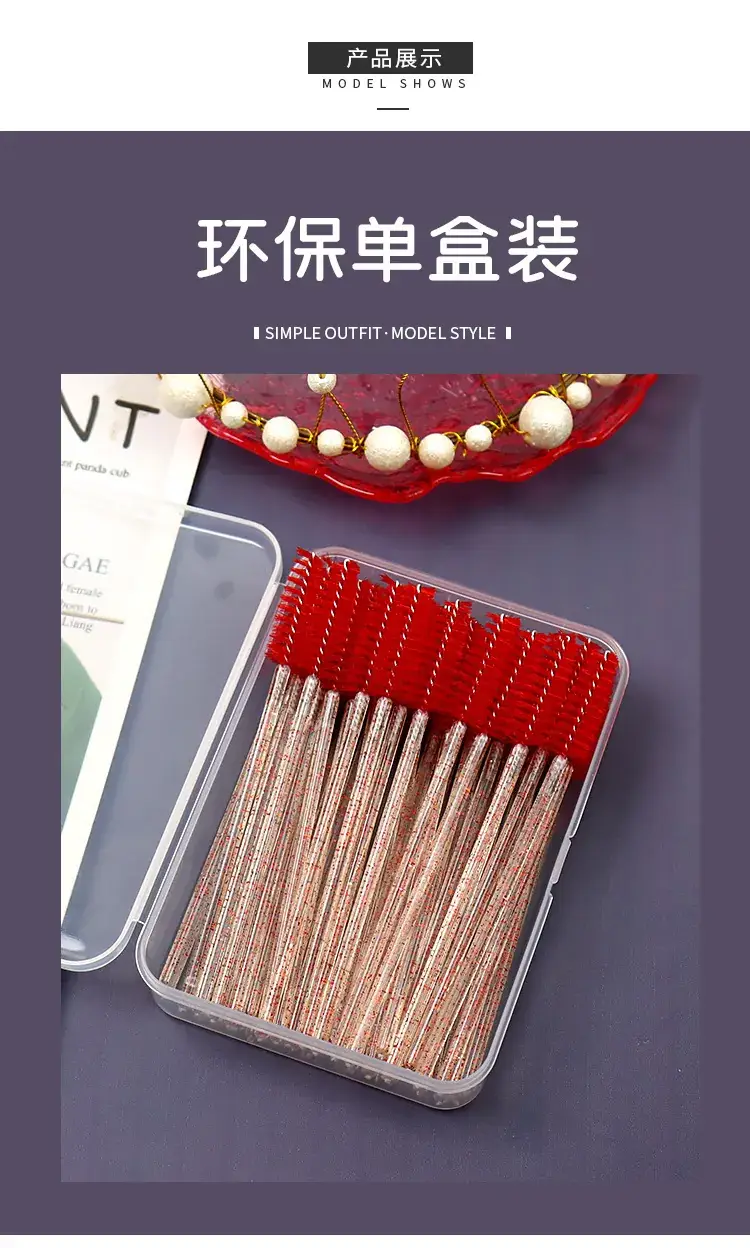 3-in-1 Crystal Eyelash & Eyebrow Brushes Set of 150 — feature 16
