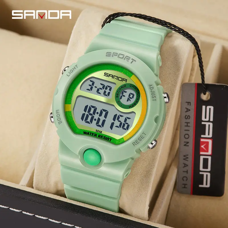 Sanda Waterproof Luminous Digital Watch for Men - Image 7