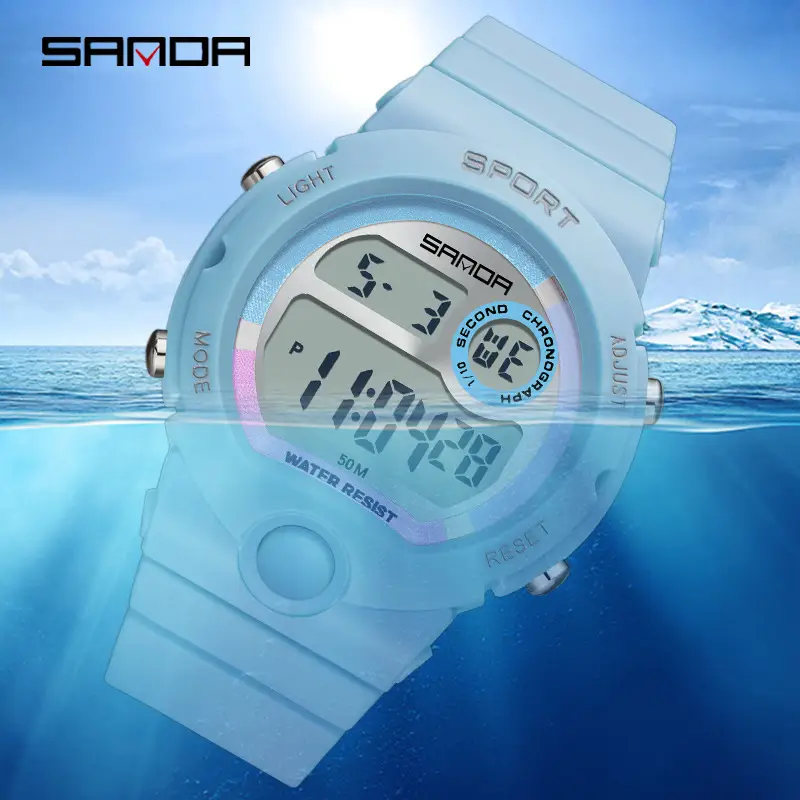Sanda Waterproof Luminous Digital Watch for Men - Image 8