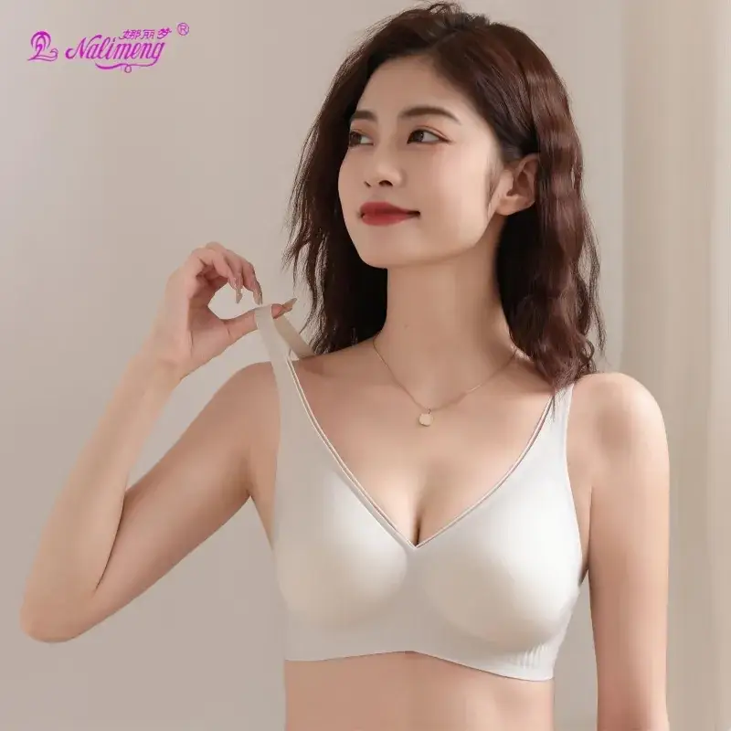 Traceless Underwear Women Small Chest Gathering Ultra-Thin Large Chest Shown Small Soft Support No Steel Rings - Image 6