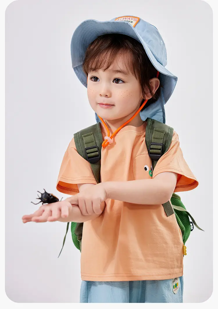 5A Bacteriostasis Baby T-Shirt Orange Summer — feature 14