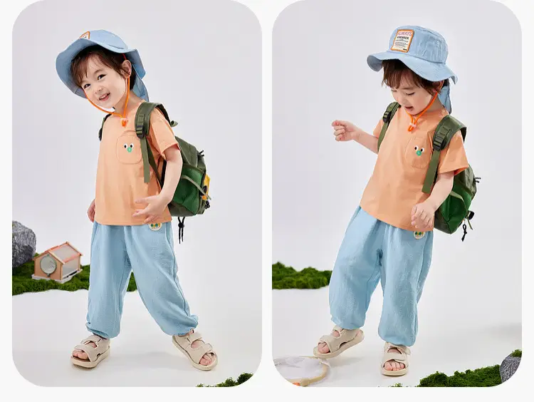 5A Bacteriostasis Baby T-Shirt Orange Summer — feature 15