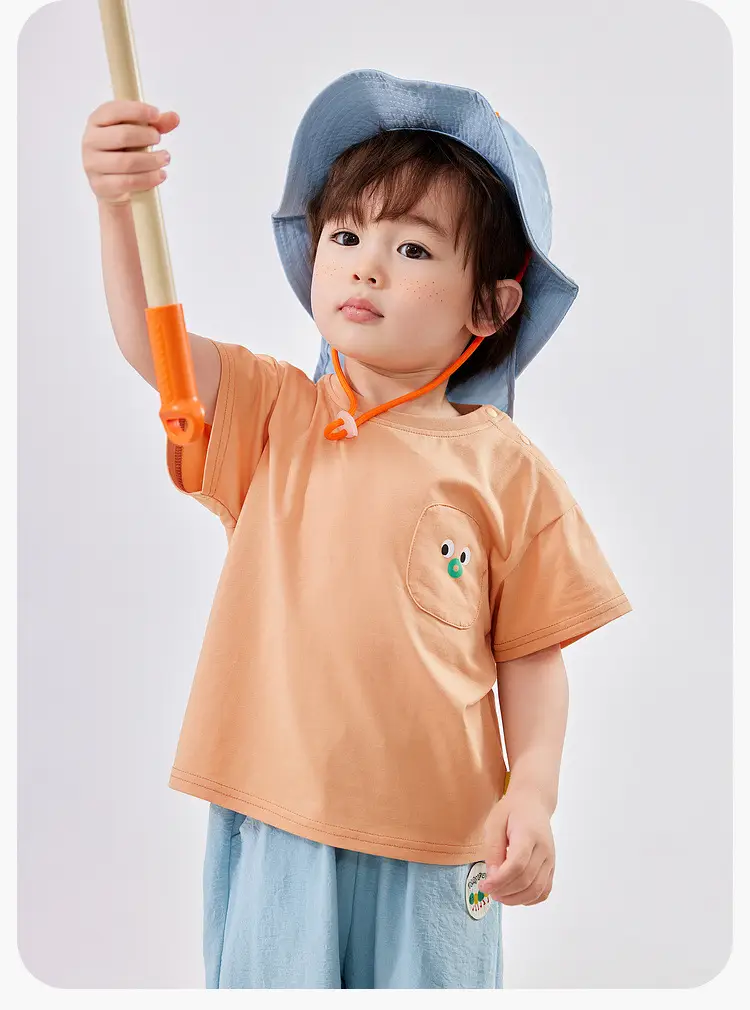 5A Bacteriostasis Baby T-Shirt Orange Summer — feature 16