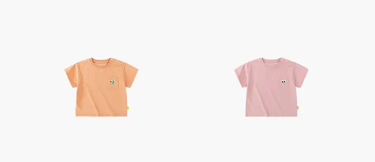 5A Bacteriostasis Baby T-Shirt Orange Summer — feature 9