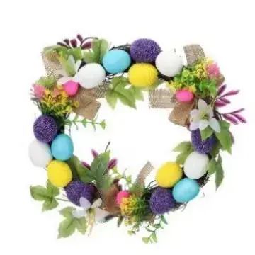 Sunflower Wreath Decor 30cm Cross Border - Image 13