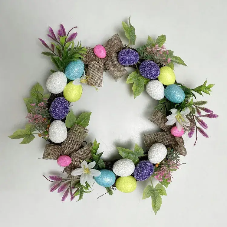 Sunflower Wreath Decor 30cm Cross Border - Image 10