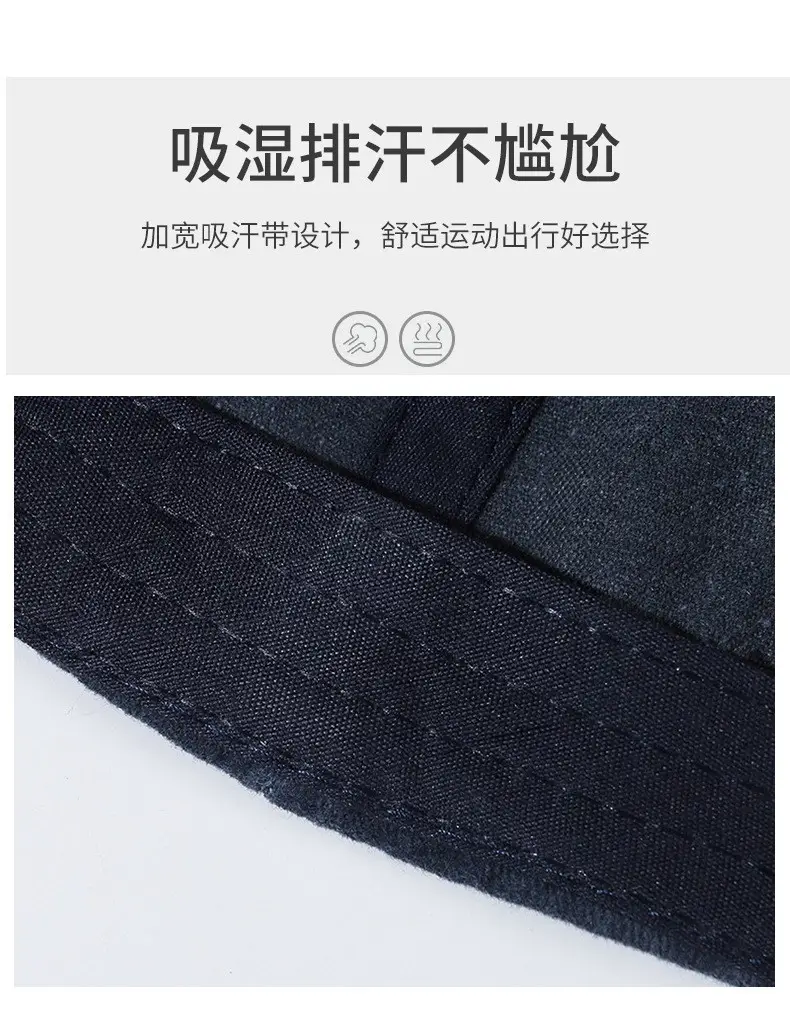 Men's Distressed Denim Peaked Cap with "Reliable" Logo — feature 13