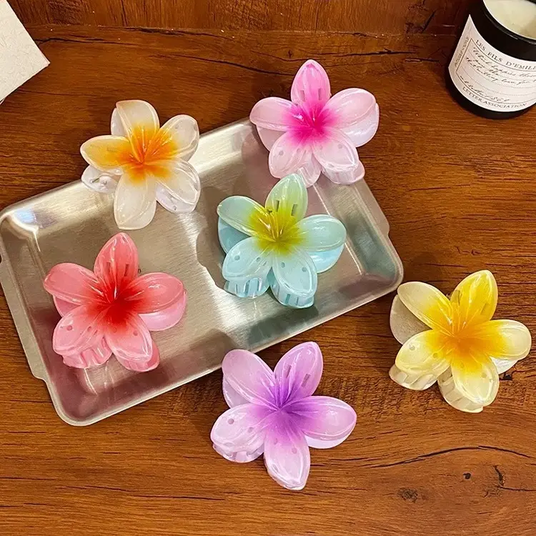 Egg Flower Hair Clip Large Back for Women 2023 - Image 7