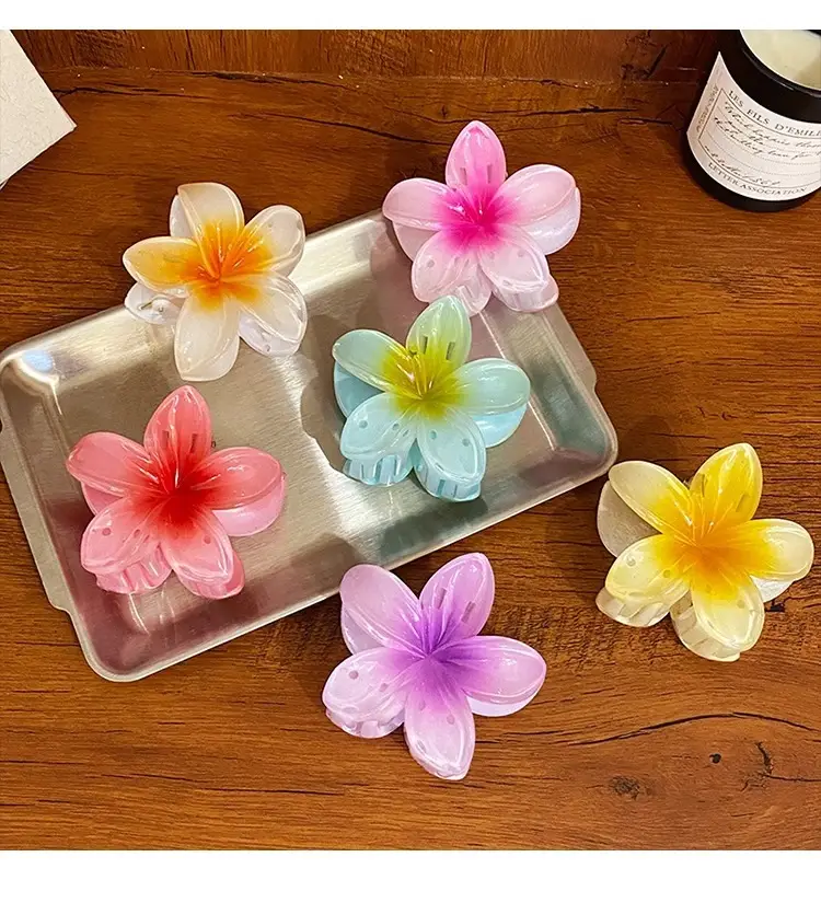 Egg Flower Hair Clip Large Back for Women 2023 — feature 8