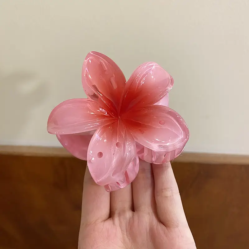 Egg Flower Hair Clip Large Back for Women 2023 - Image 2