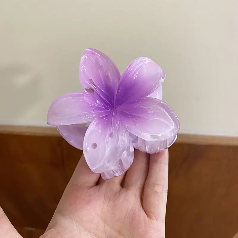 Egg Flower Hair Clip Large Back for Women 2023 - Image 3