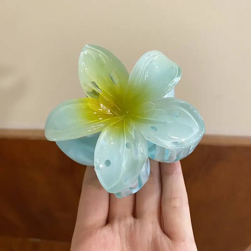 Egg Flower Hair Clip Large Back for Women 2023 - Image 4