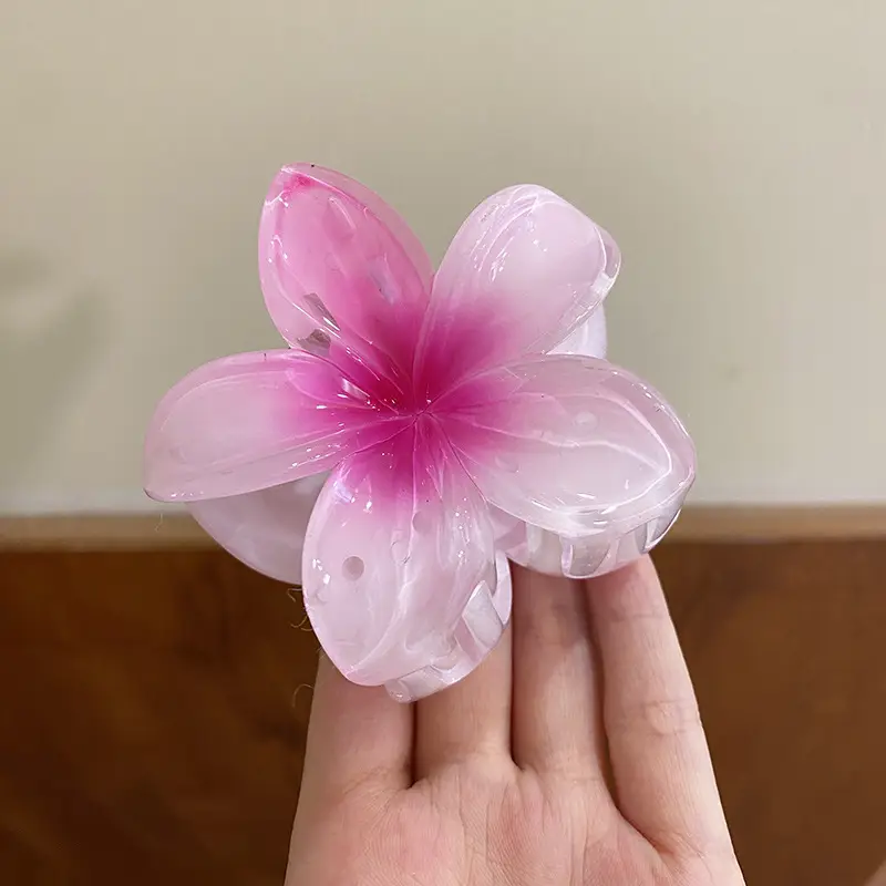 Egg Flower Hair Clip Large Back for Women 2023 - Image 5