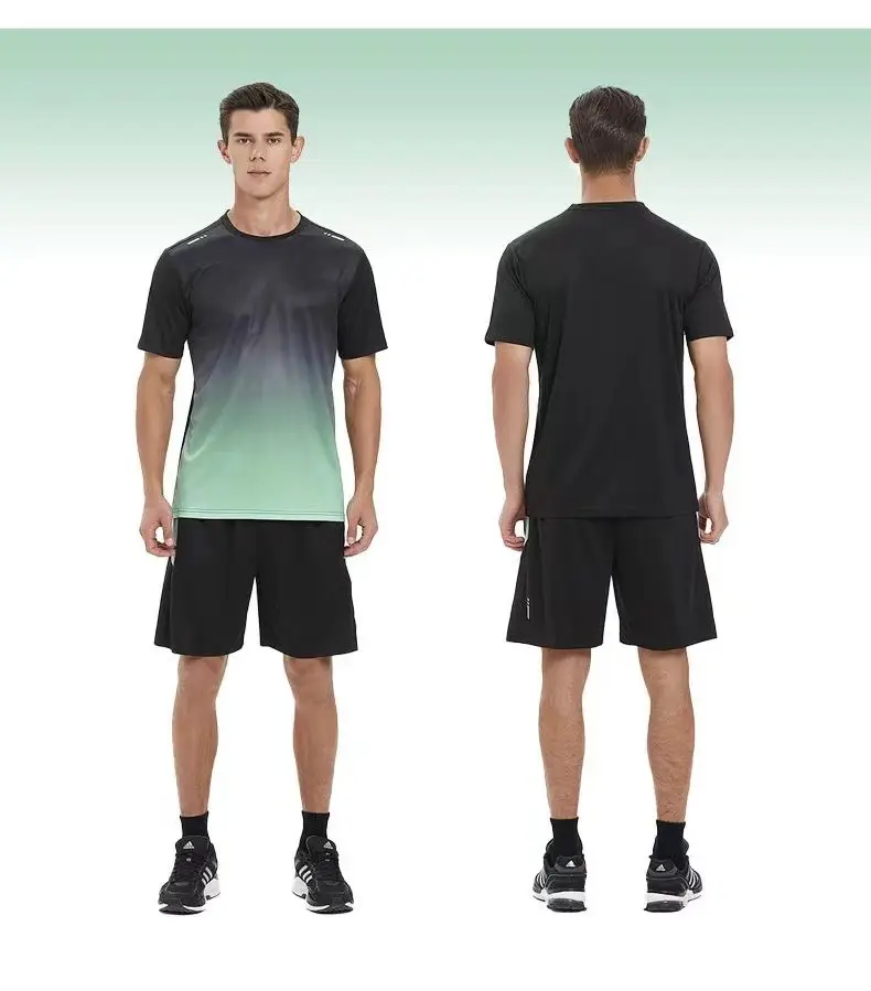 Men Ice Silk Casual Shorts Set Summer Stretch Loose Fit — feature 9