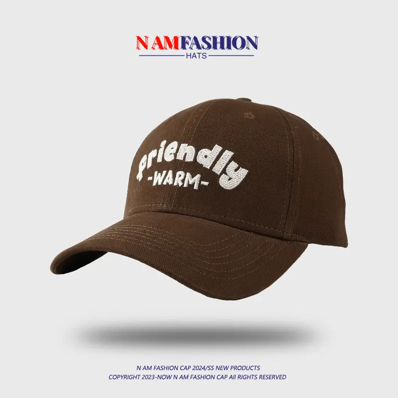 Korean Style Warm Duck Cap for Women Brown - Image 2