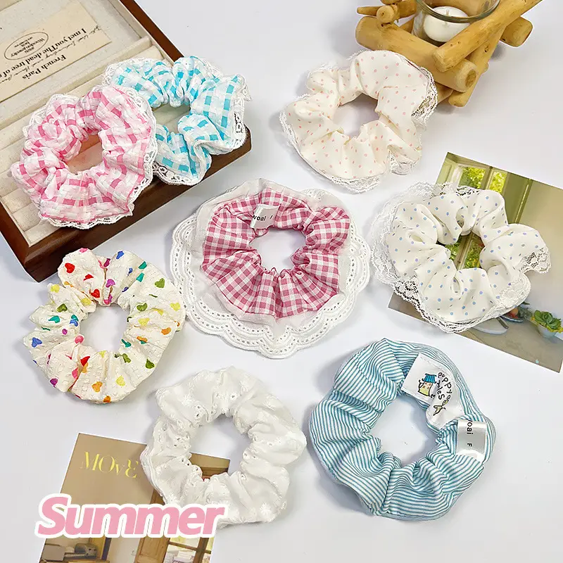 Sweet Girl Lace Hair Band for High Ponytail - Image 29