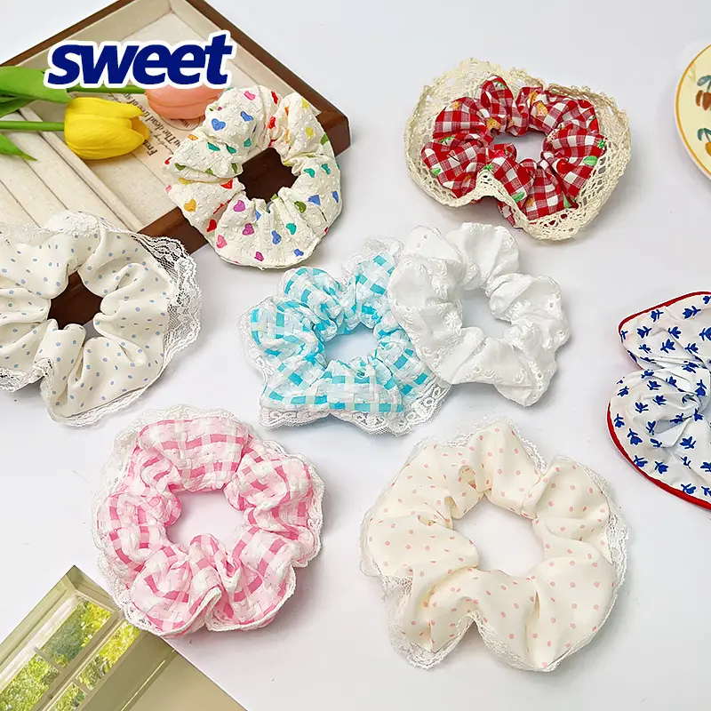 Sweet Girl Lace Hair Band for High Ponytail — feature 25