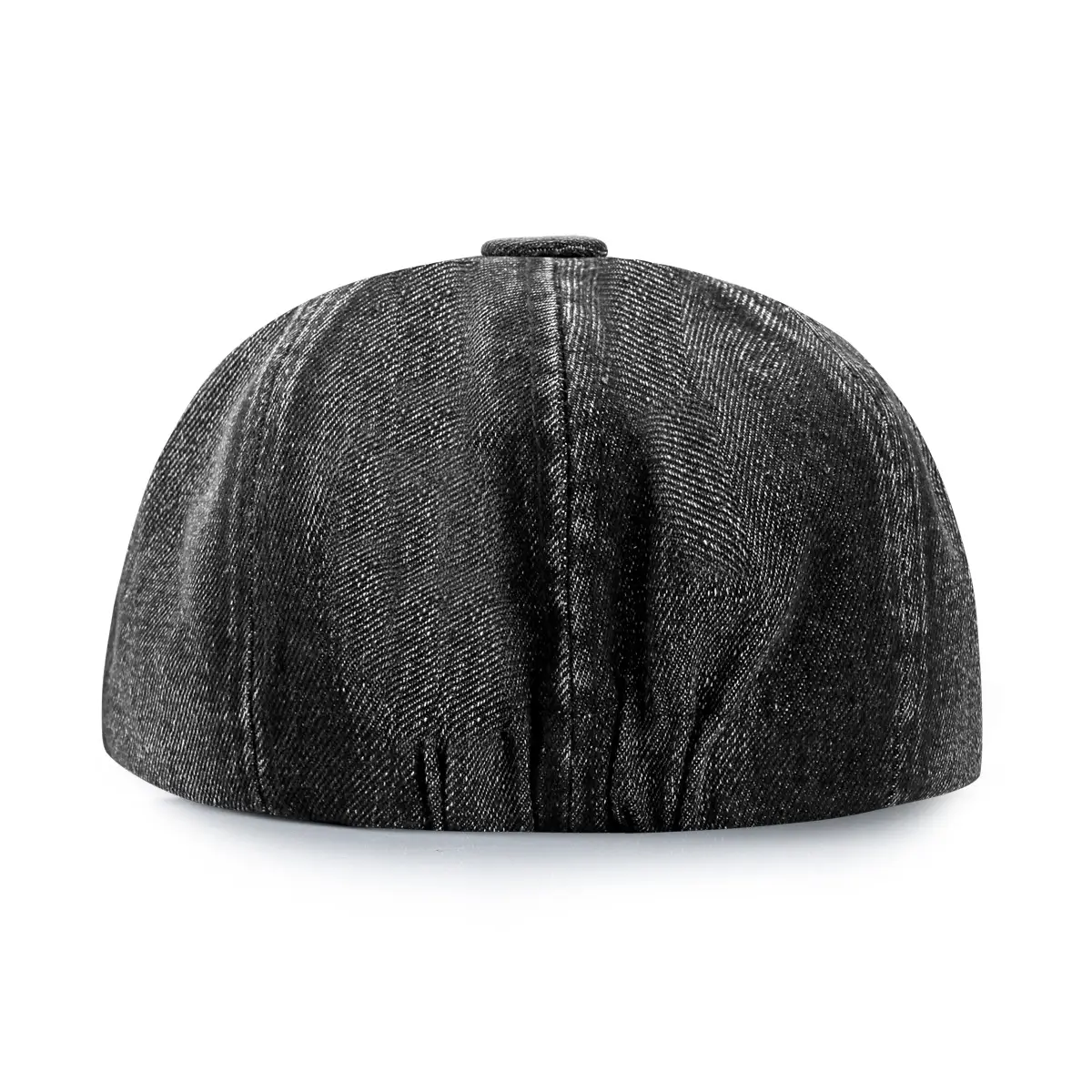 Washed Denim Newsboy Hat for Men Women