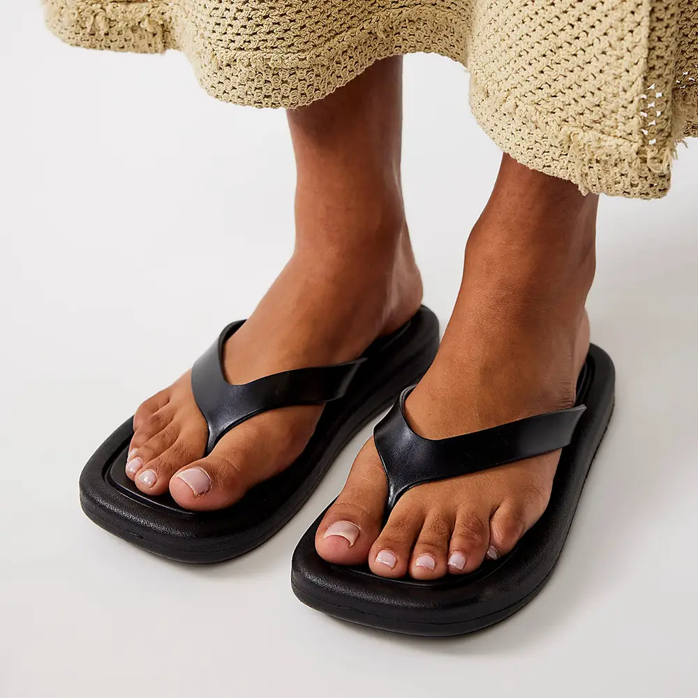 Flip-Flops for Women, European and American Ins Trend, Flat Eva Soft Sole, Outdoor Casual Beach Slippers, New Summer Style