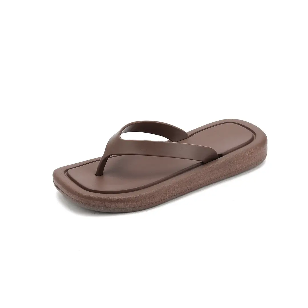 Flip-Flops for Women, European and American Ins Trend, Flat Eva Soft Sole, Outdoor Casual Beach Slippers, New Summer Style - Image 6