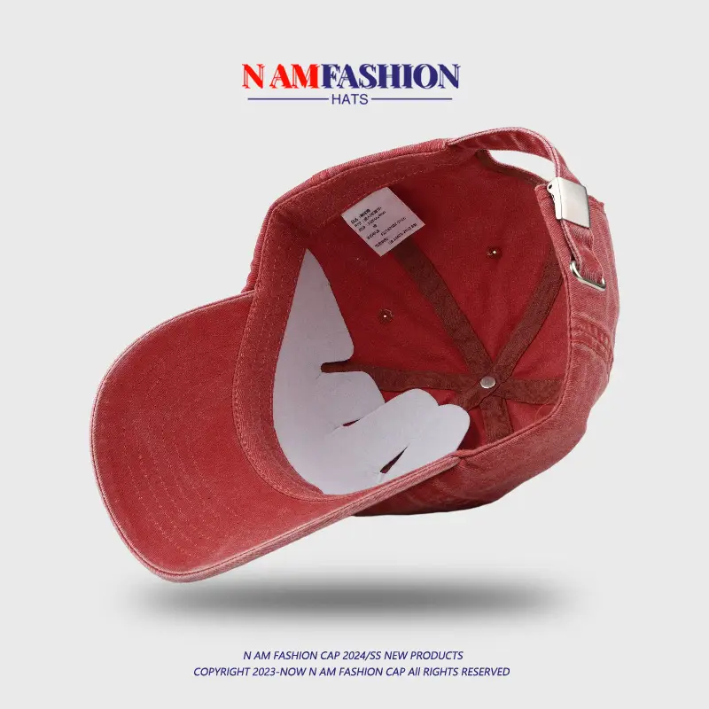 Women Denim Baseball Cap Teal Embroidered Summer - Image 9