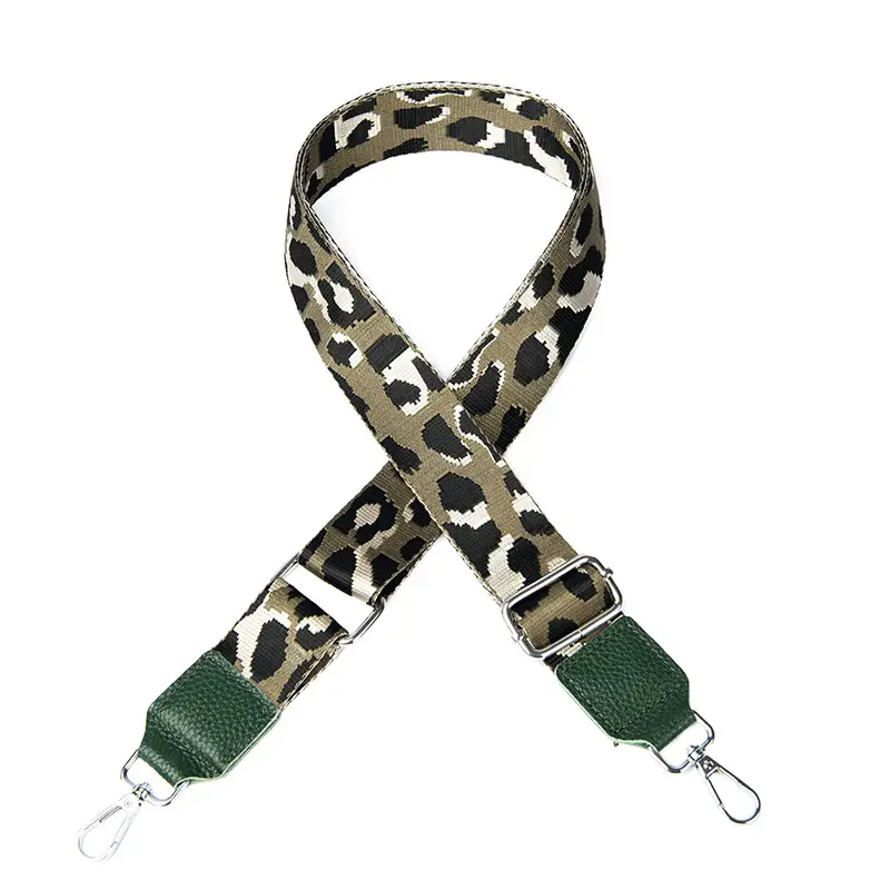 Leopard Shoulder Strap-Green