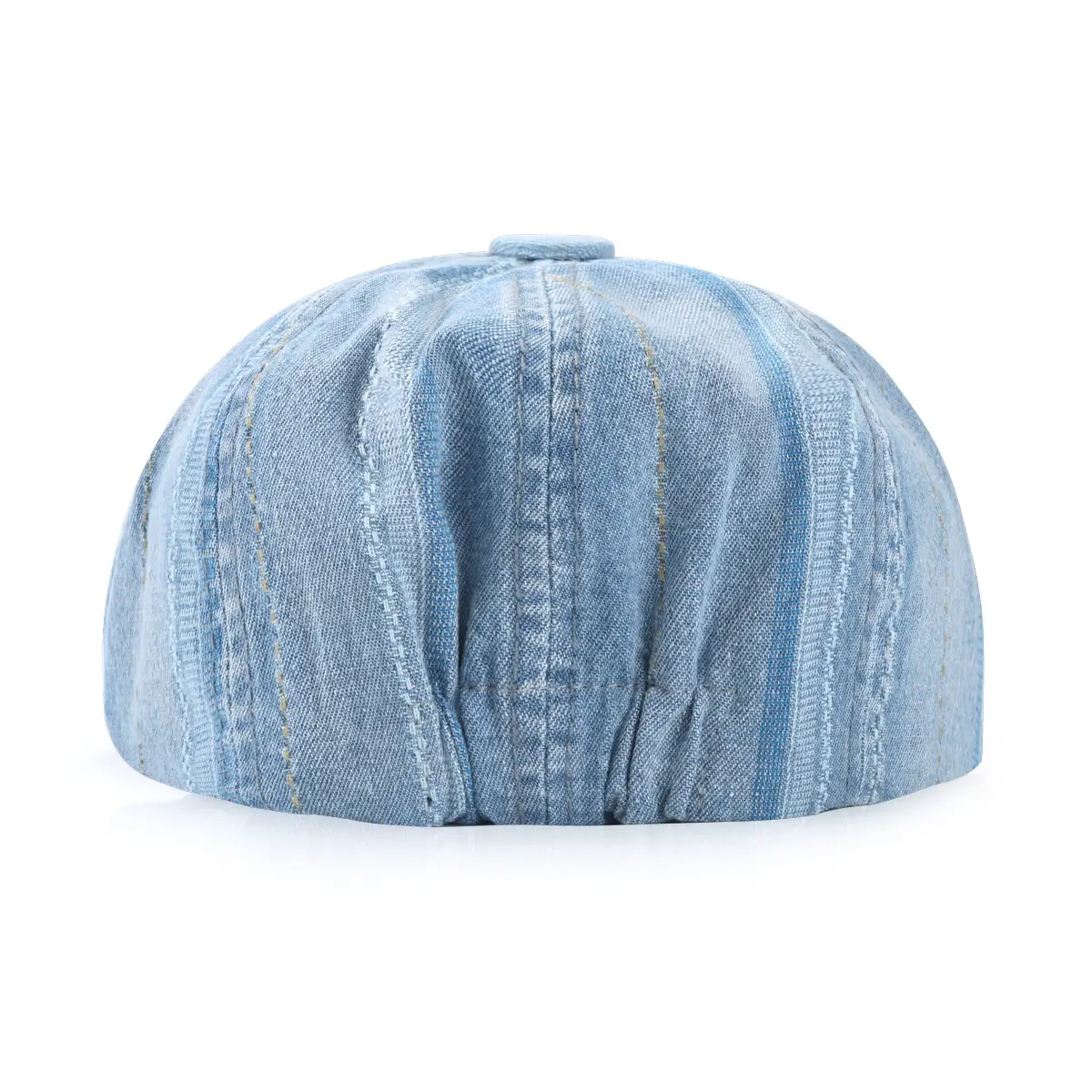 Retro Washed Blue Newsboy Cap for Men Women - Image 5